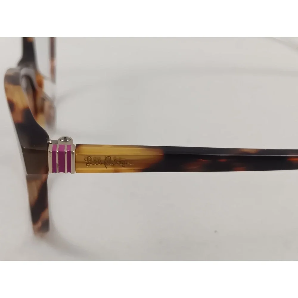 Lilly Pulitzer Eyeglasses Frame Ellory Brown‎ Tortoise Size 51-17-135